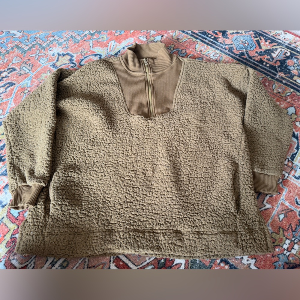 Aerie Sherpa quarter zip